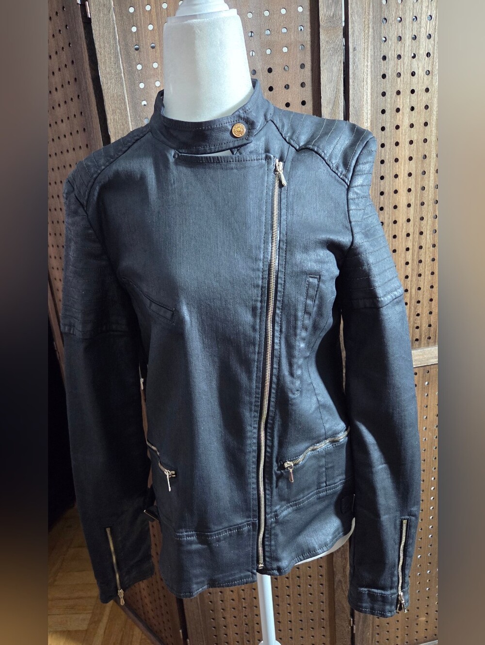 7 For All Mankind Women'sMotorcycle Jacket